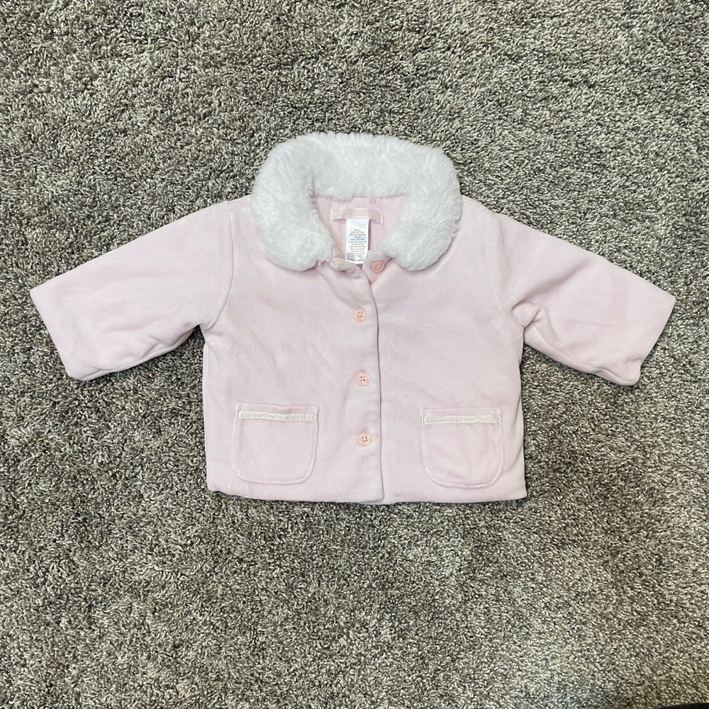 Janie and Jack Pink Baby Jacket